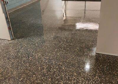 Gloss finish floor
